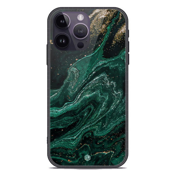 Marble Series Soft Phone Case - Premium Glass Case - Design 3 - iPhone 14 Pro