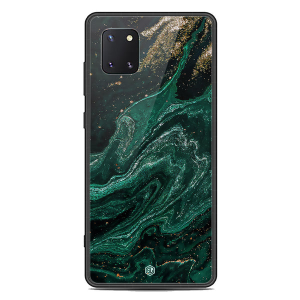 Marble Series Soft Phone Case - Premium Glass Case - Design 3 - Samsung Galaxy A81
