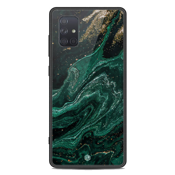 Marble Series Soft Phone Case - Premium Glass Case - Design 3 - Samsung Galaxy A71
