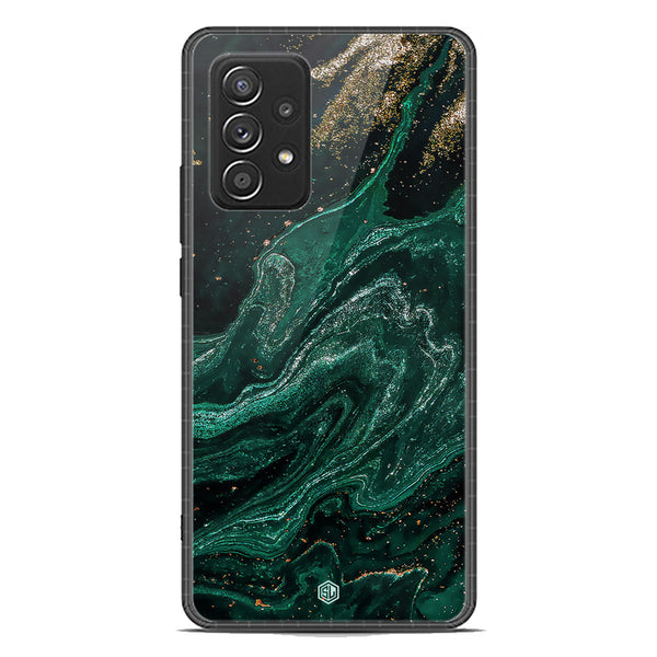 Marble Series Soft Phone Case - Premium Glass Case - Design 3 - Samsung Galaxy A52