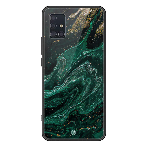 Marble Series Soft Phone Case - Premium Glass Case - Design 3 - Samsung Galaxy A51