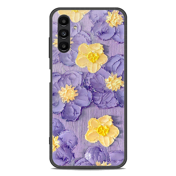 Floral Series Soft Phone Case - Premium Glass Case - Design 8 - Samsung Galaxy A13 5G