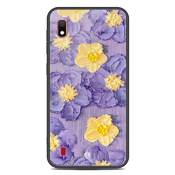 Floral Series Soft Phone Case - Premium Glass Case - Design 8 - Samsung Galaxy A10
