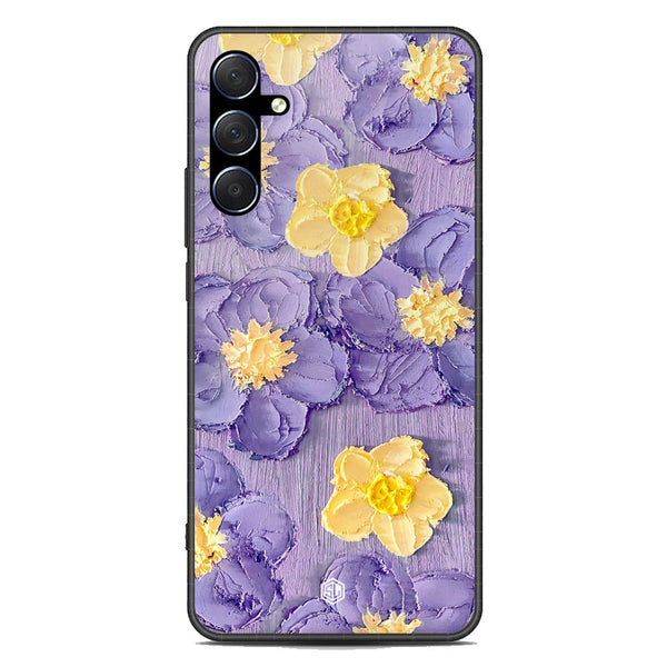 Floral Series Soft Phone Case - Premium Glass Case - Design 8 - Samsung Galaxy M53
