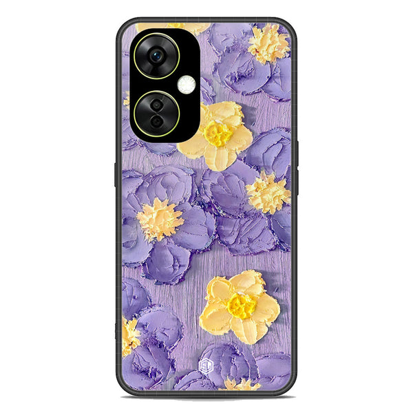 Floral Series Soft Phone Case - Premium Glass Case - Design 8 - OnePlus Nord CE 3 Lite