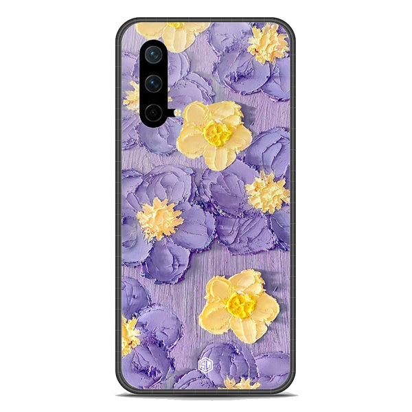 Floral Series Soft Phone Case - Premium Glass Case - Design 8 - OnePlus Nord CE 5G