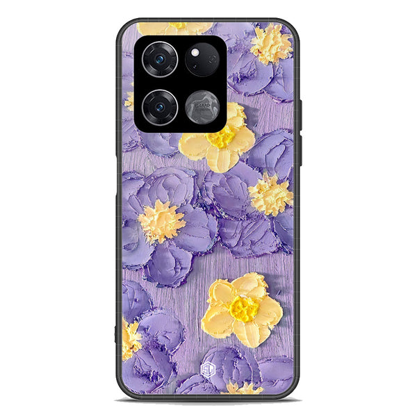 Floral Series Soft Phone Case - Premium Glass Case - Design 8 - OnePlus Ace Racing