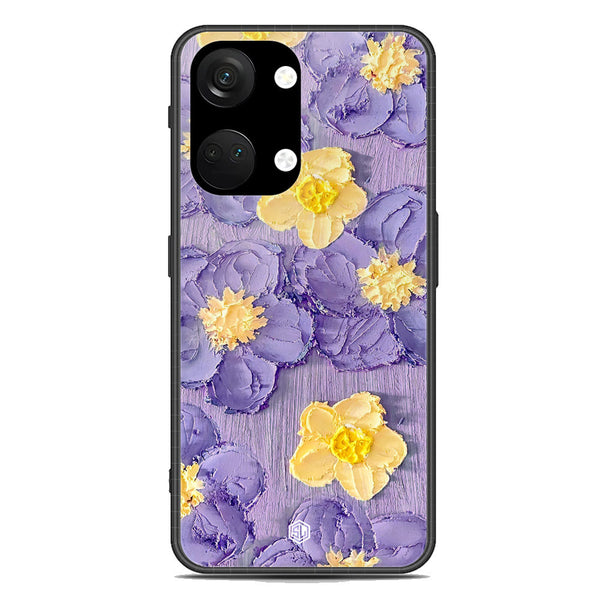 Floral Series Soft Phone Case - Premium Glass Case - Design 8 - OnePlus Ace 2V