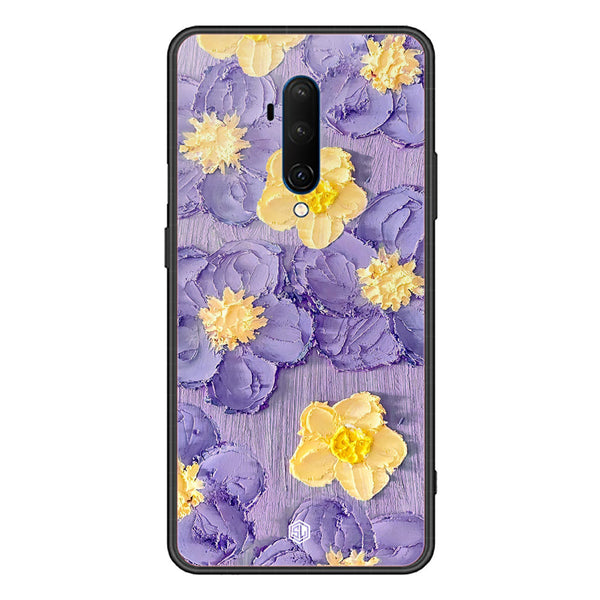 Floral Series Soft Phone Case - Premium Glass Case - Design 8 - OnePlus 7T Pro