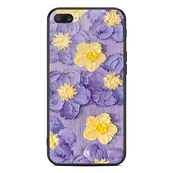 Floral Series Soft Phone Case - Premium Glass Case - Design 8 - OnePlus 5