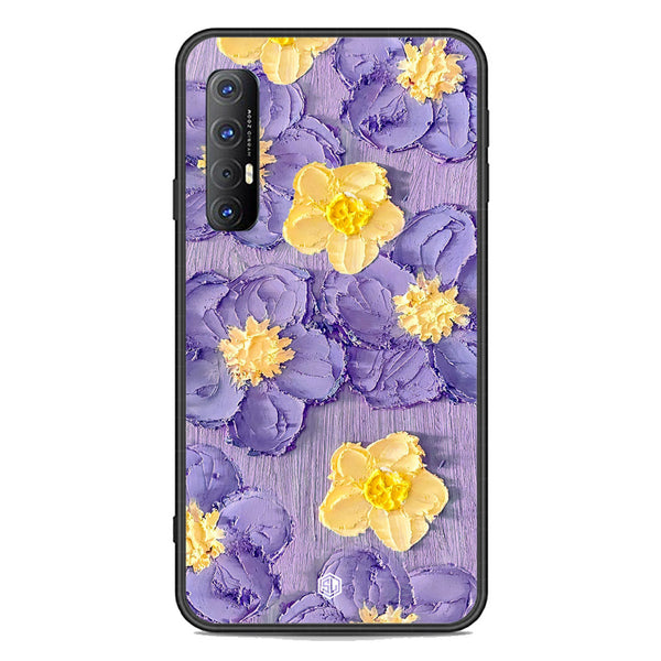 Floral Series Soft Phone Case - Premium Glass Case - Design 8 - Oppo Reno 3 Pro