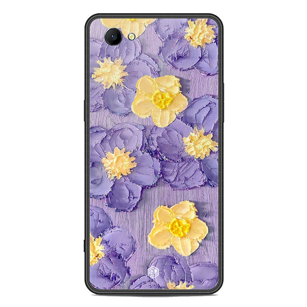 Floral Series Soft Phone Case - Premium Glass Case - Design 8 - Oppo A83