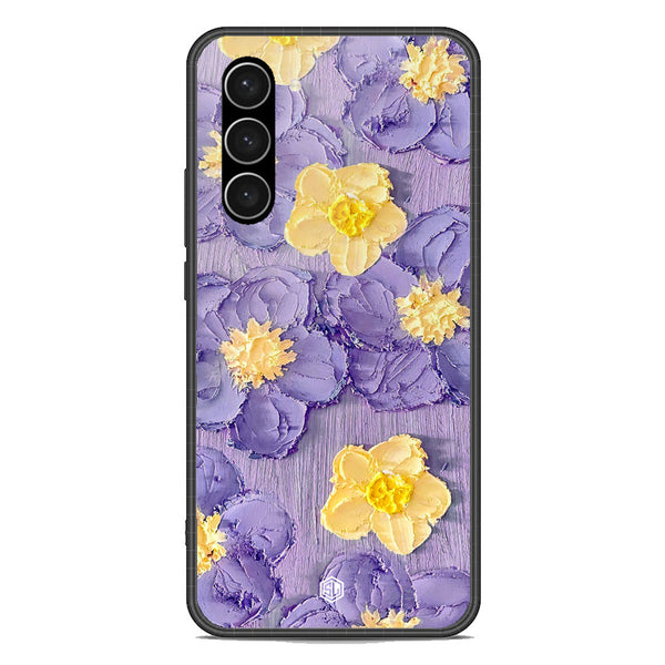 Floral Series Soft Phone Case - Premium Glass Case - Design 8 - Samsung Galaxy S23 5G