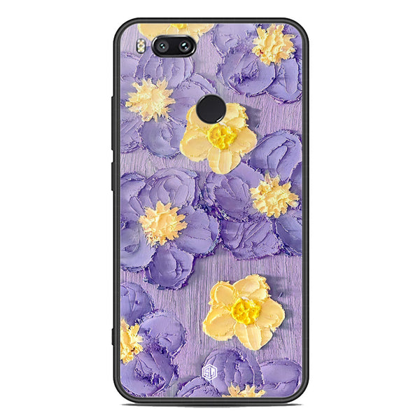 Floral Series Soft Phone Case - Premium Glass Case - Design 8 - Xiaomi Mi A1 / Mi 5X