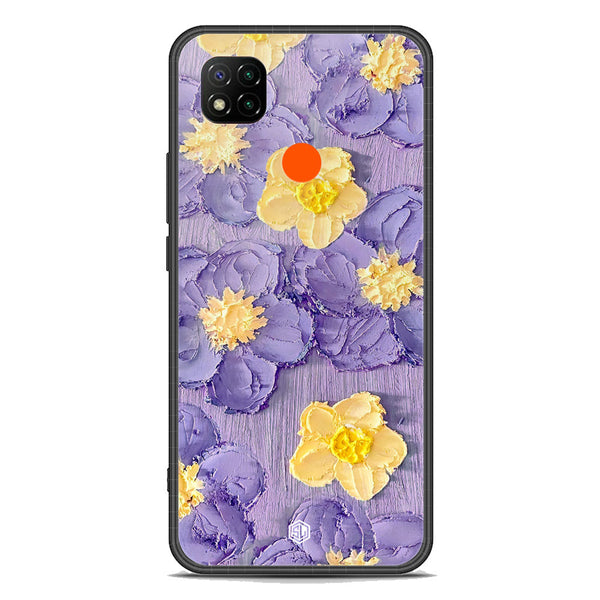 Floral Series Soft Phone Case - Premium Glass Case - Design 8 - Xiaomi Redmi 10A