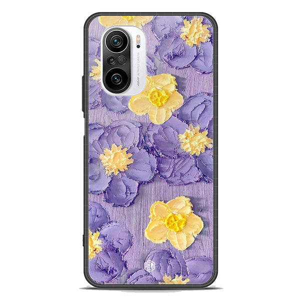 Floral Series Soft Phone Case - Premium Glass Case - Design 8 - Xiaomi Mi 11i