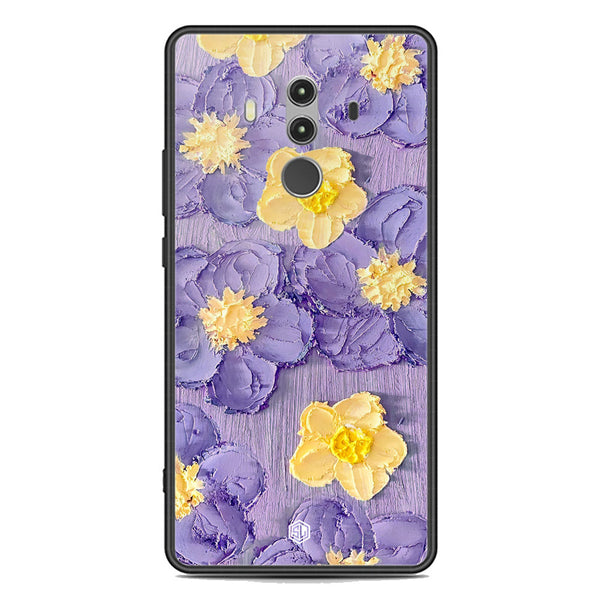 Floral Series Soft Phone Case - Premium Glass Case - Design 8 - Huawei Mate 10 Pro