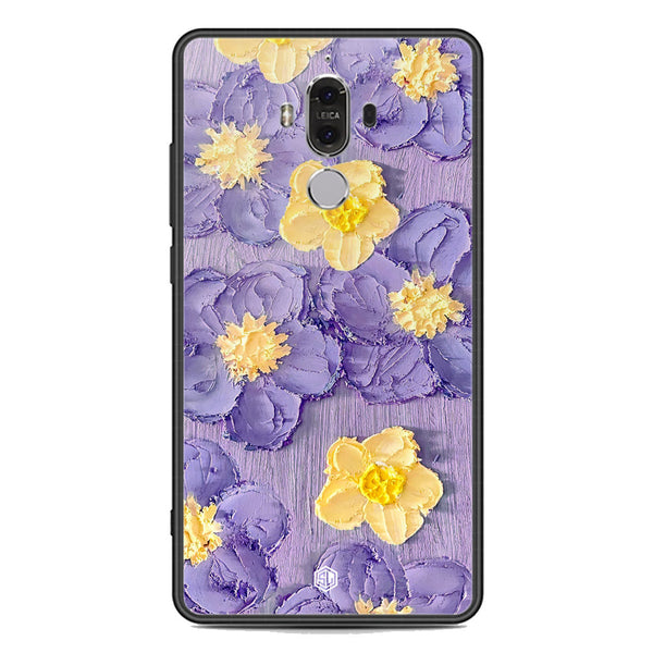 Floral Series Soft Phone Case - Premium Glass Case - Design 8 - Huawei Mate 9