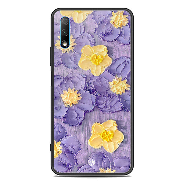 Floral Series Soft Phone Case - Premium Glass Case - Design 8 - Honor 9x