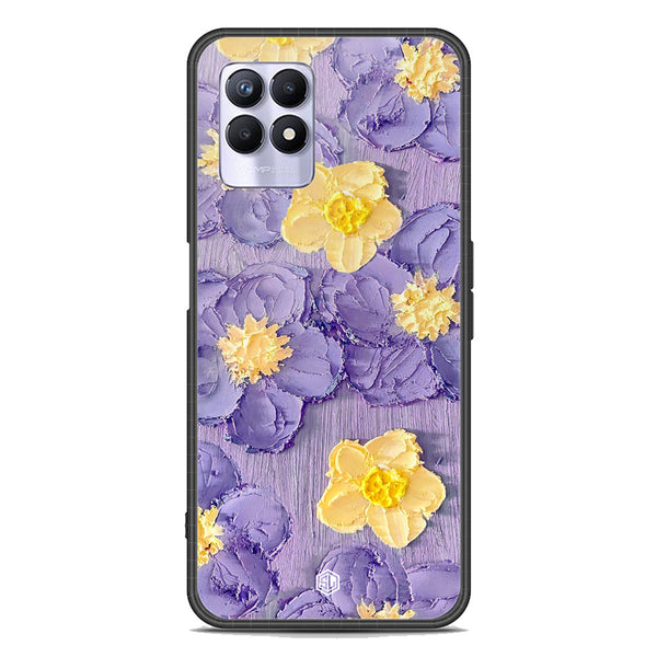 Floral Series Soft Phone Case - Premium Glass Case - Design 8 - Realme Narzo 50 4G