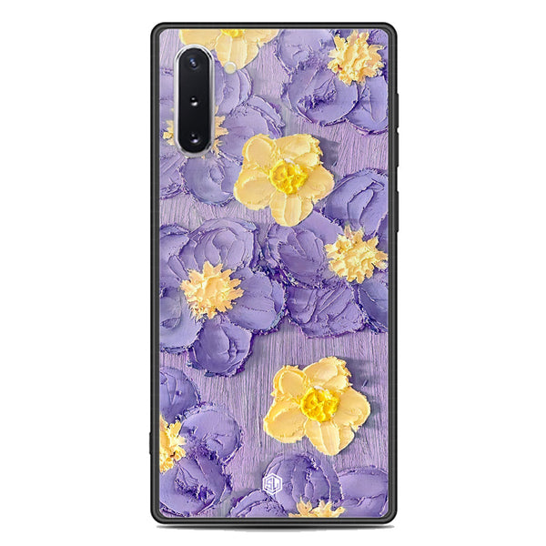 Floral Series Soft Phone Case - Premium Glass Case - Design 8 - Samsung Galaxy Note 10