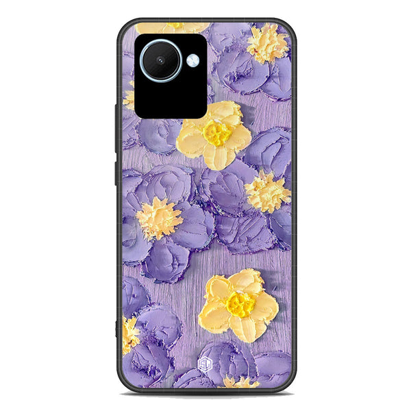 Floral Series Soft Phone Case - Premium Glass Case - Design 8 - Realme C30