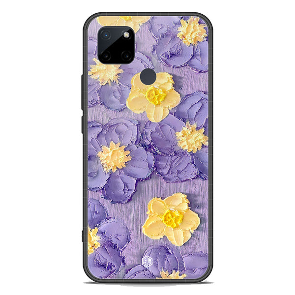 Floral Series Soft Phone Case - Premium Glass Case - Design 8 - Realme C21Y