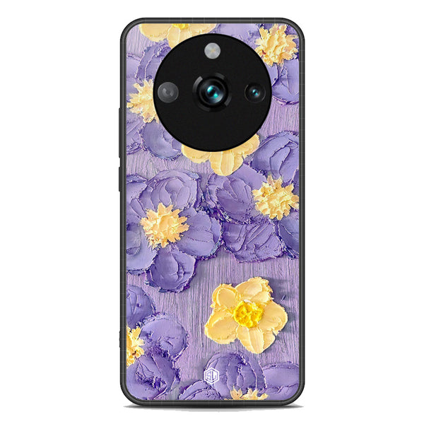 Floral Series Soft Phone Case - Premium Glass Case - Design 8 - Realme 11 Pro Plus