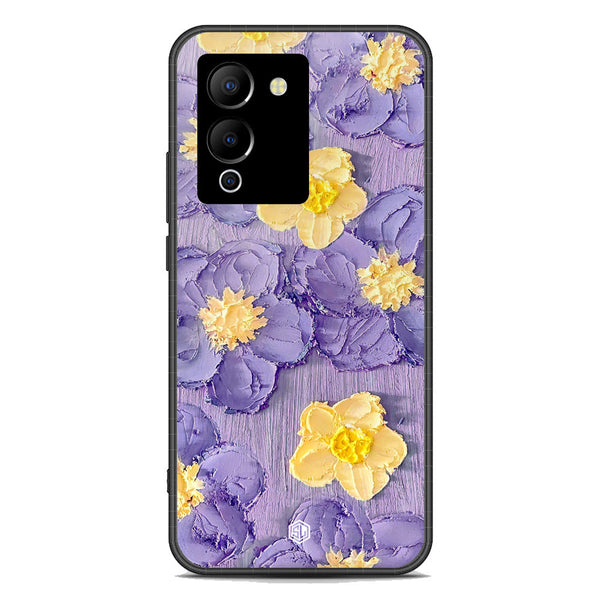 Floral Series Soft Phone Case - Premium Glass Case - Design 8 - Infinix Note 12 G96
