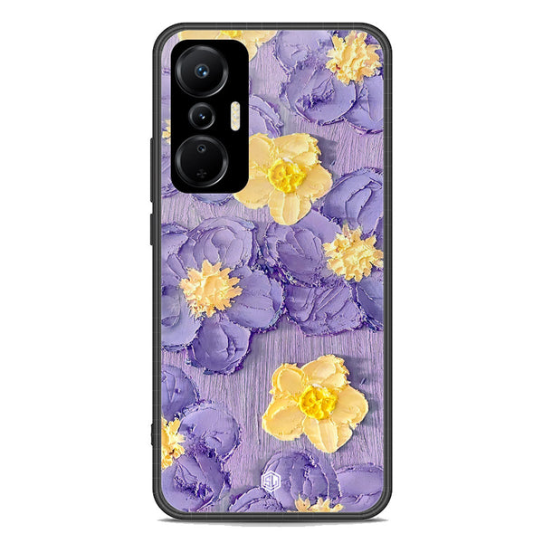 Floral Series Soft Phone Case - Premium Glass Case - Design 8 - Infinix Hot 20S