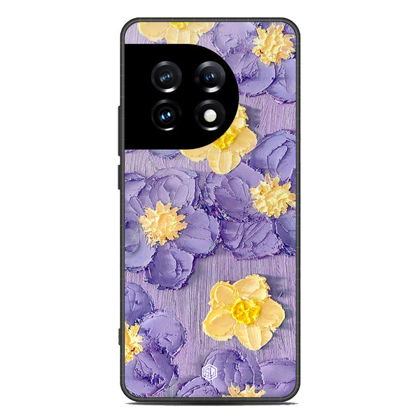Floral Series Soft Phone Case - Premium Glass Case - Design 8 - OnePlus Ace 2 Pro