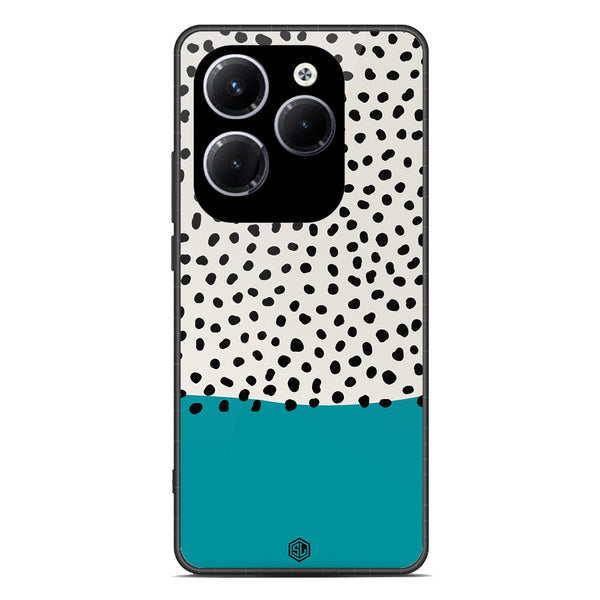 Polka Dots Series Soft Phone Case - Premium Glass Case - Design 2 - Infinix Hot 40