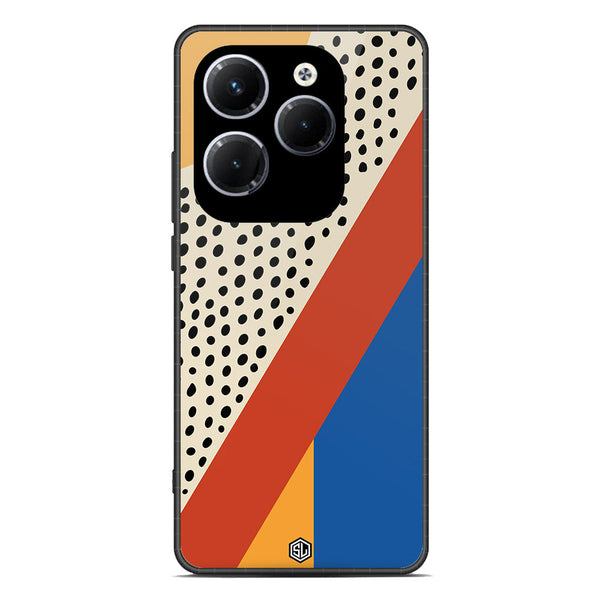 Polka Dots Series Soft Phone Case - Premium Glass Case - Design 4 - Infinix Hot 40