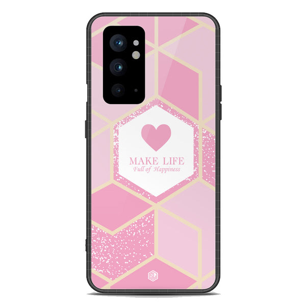 Happiness Series Soft Phone Case - Premium Glass Case - Design 3 - OnePlus 9RT 5G