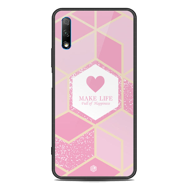 Happiness Series Soft Phone Case - Premium Glass Case - Design 3 - Honor 9x