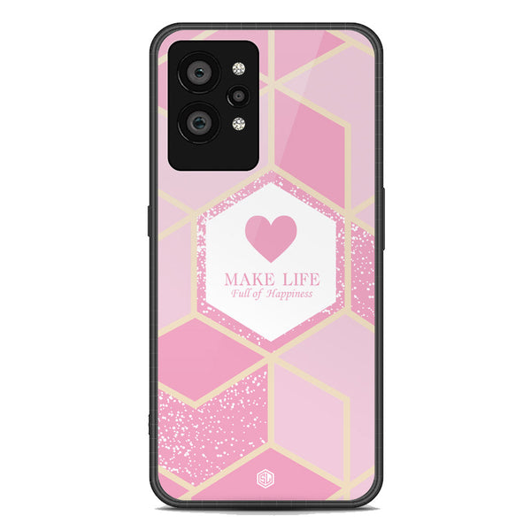 Happiness Series Soft Phone Case - Premium Glass Case - Design 3 - Realme GT2 Pro