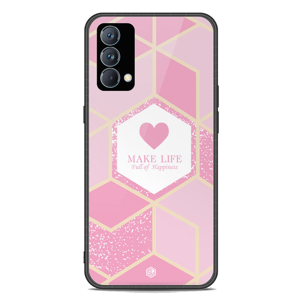 Happiness Series Soft Phone Case - Premium Glass Case - Design 3 - Realme GT Master