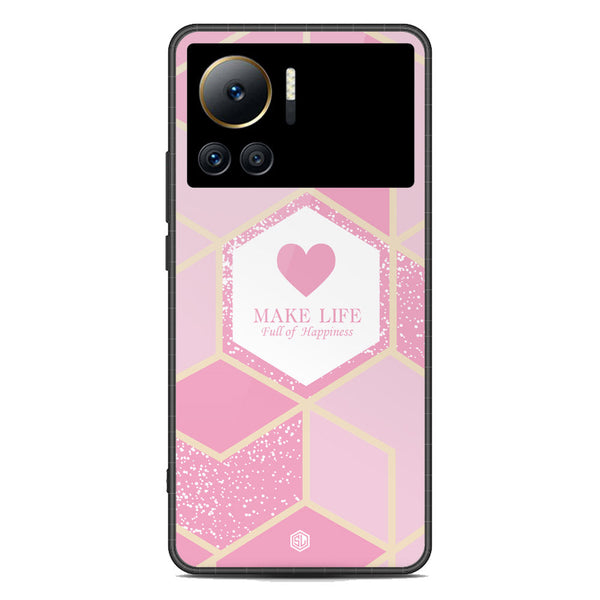 Happiness Series Soft Phone Case - Metal Case - Design 3 - Infinix Note 12 VIP