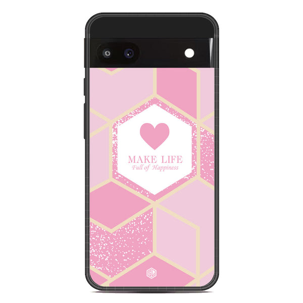 Happiness Series Soft Phone Case - Metal Case - Design 3 - Google Pixel 6a