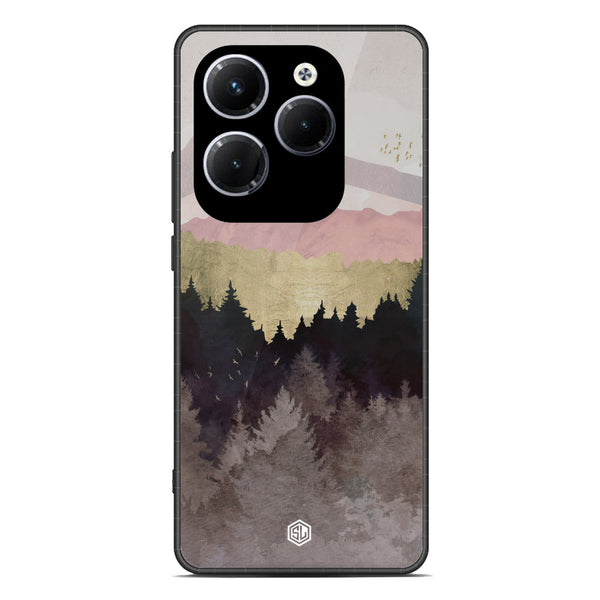 Mountains Wanderlust Series Soft Phone Case - Premium Glass Case - Design 2 - Infinix Hot 40 Pro