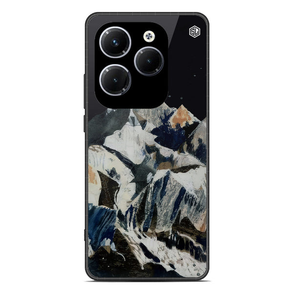 Mountains Wanderlust Series Soft Phone Case - Premium Glass Case - Design 4 - Infinix Hot 40 Pro