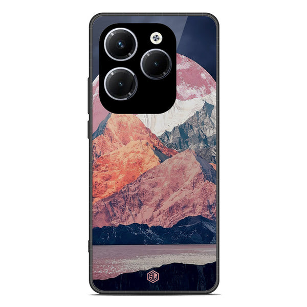 Mountains Wanderlust Series Soft Phone Case - Premium Glass Case - Design 5 - Infinix Hot 40 Pro