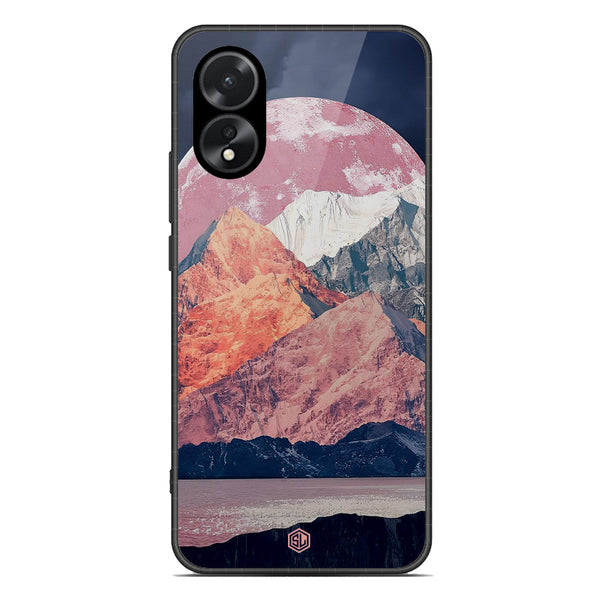 Mountains Wanderlust Series Soft Phone Case - Premium Glass Case - Design 5 - Oppo A18