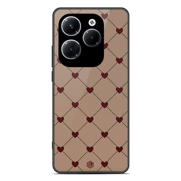 Trending Designs Series Soft Phone Case - Premium Glass Case - Design 1 - Infinix Hot 40