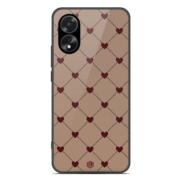 Trending Designs Series Soft Phone Case - Premium Glass Case - Design 1 - Oppo A18