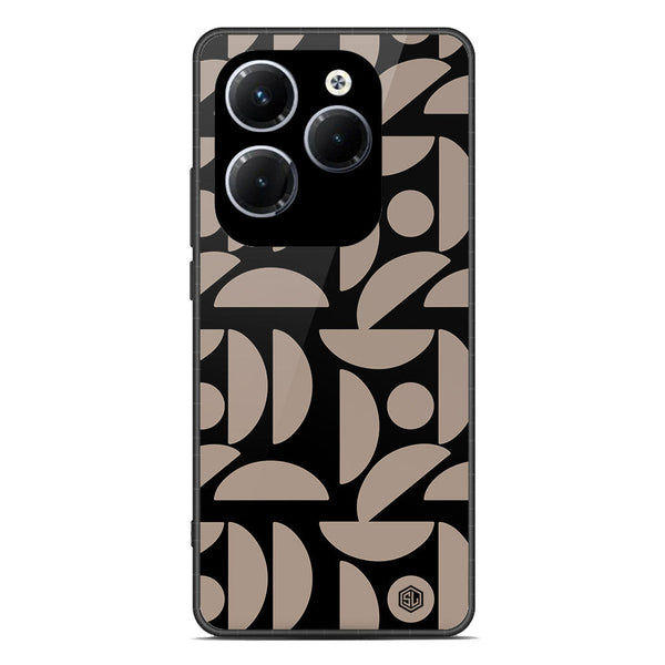 Trending Designs Series Soft Phone Case - Premium Glass Case - Design 2 - Infinix Hot 40