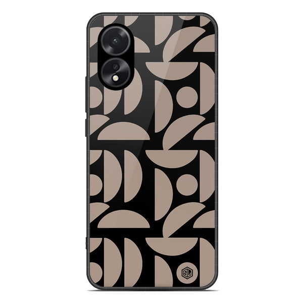 Trending Designs Series Soft Phone Case - Premium Glass Case - Design 2 - Oppo A18
