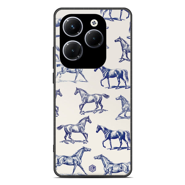 Trending Designs Series Soft Phone Case - Premium Glass Case - Design 3 - Infinix Hot 40 Pro