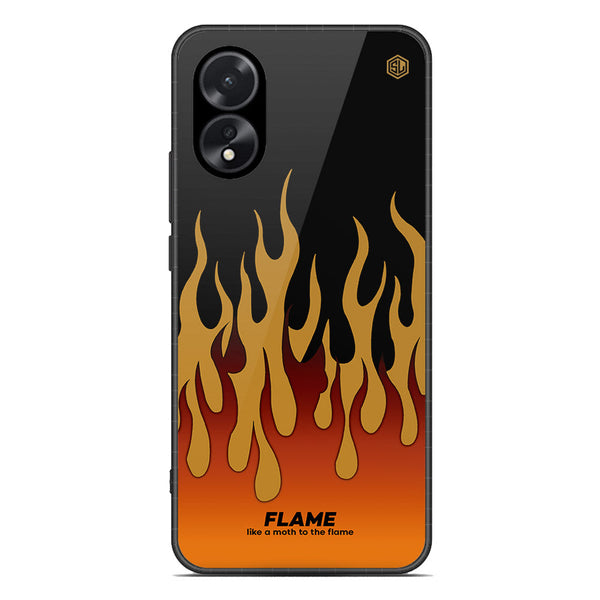 Trending Designs Series Soft Phone Case - Premium Glass Case - Design 4 - Oppo A18