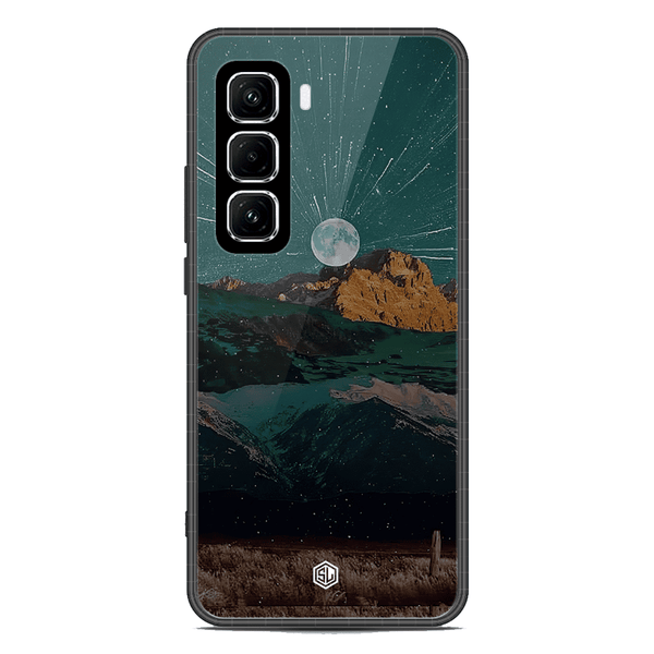 Mountains Wanderlust Series Soft Phone Case - Metal Case - Design 3 - Infinix Hot 50 Pro Plus